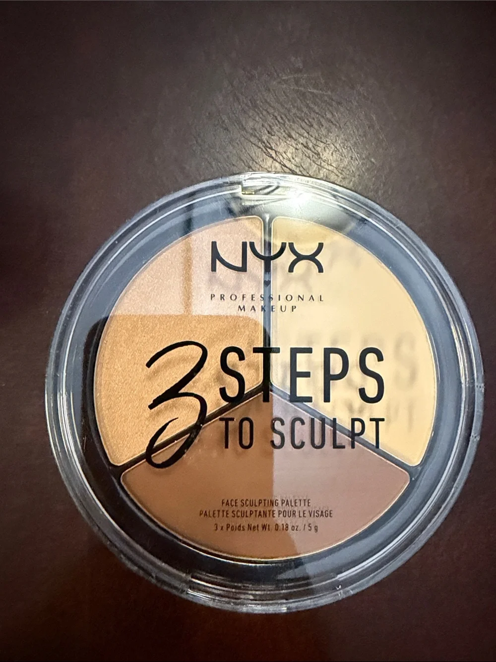 NYX 3 Steps To Sculpt Palette - Bronze, Tan, Cream